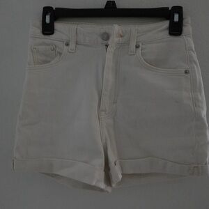 Old Navy High Waist Cream Women's Shorts